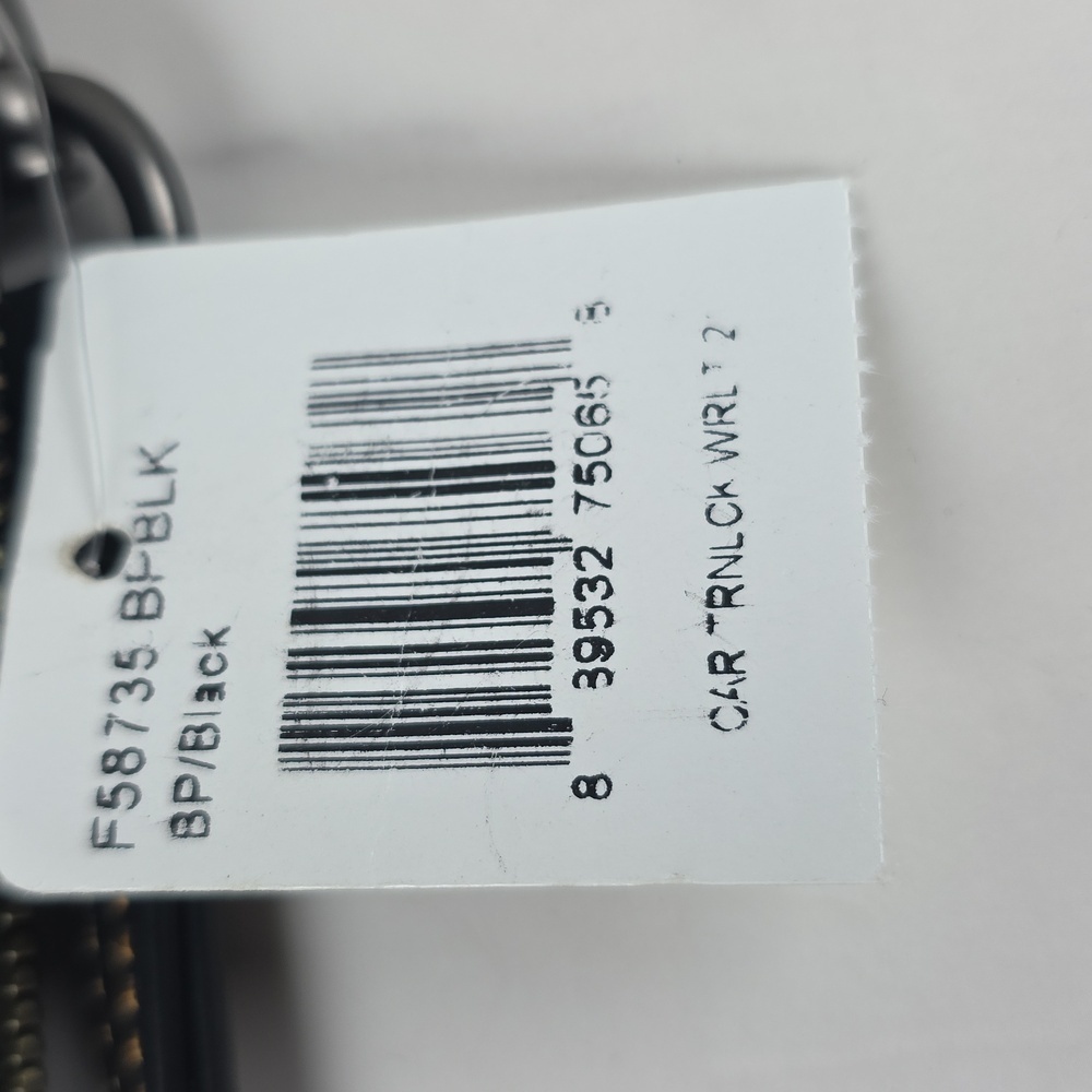 COACH 1941 CAR COUPE BLACK SEQUINS TURNLOCK WRISTLET 21‎ WALLET LTD EDITION - Picture 14 of 16